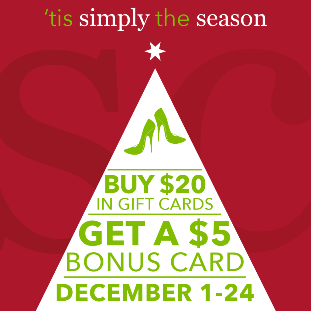 buy a $20 gift card get a $5 bonus card december 1-24